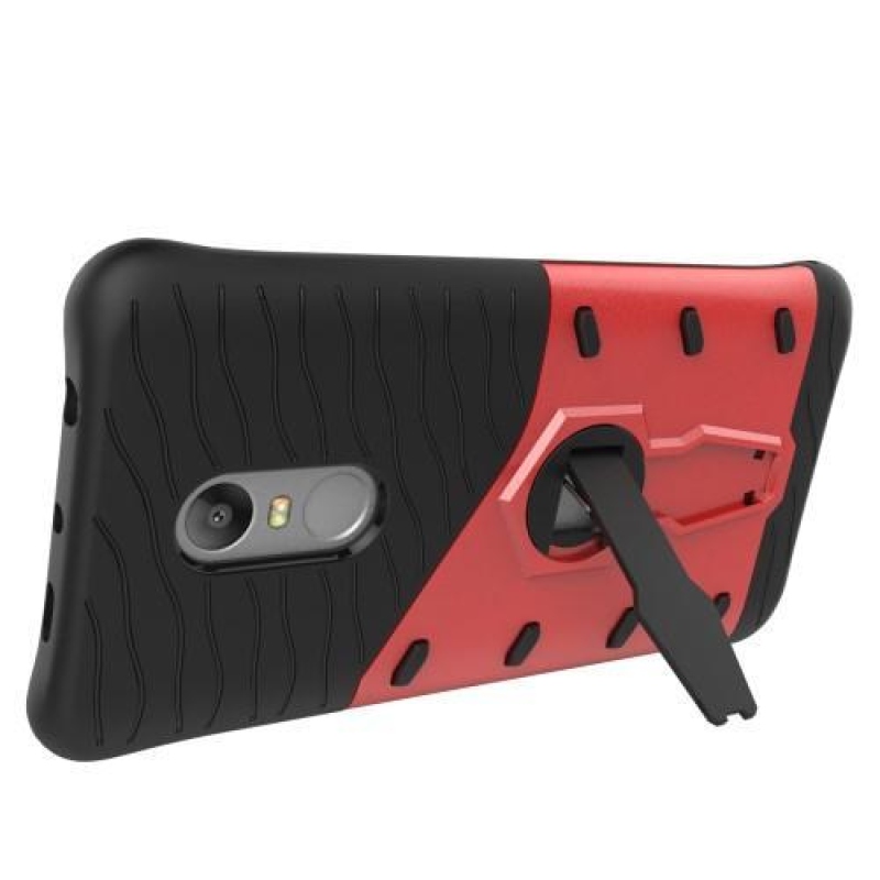 GT odolný obal se stojánkem na mobil Xiaomi Redmi Note 4X - červený
