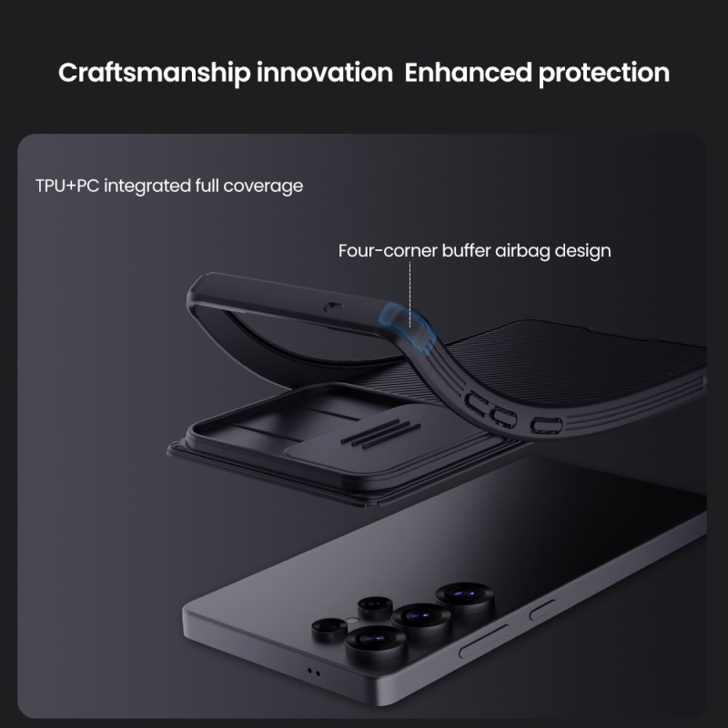 Nillkin CamShield PRO Zadní Kryt pro Samsung Galaxy S25 Ultra Dark Green