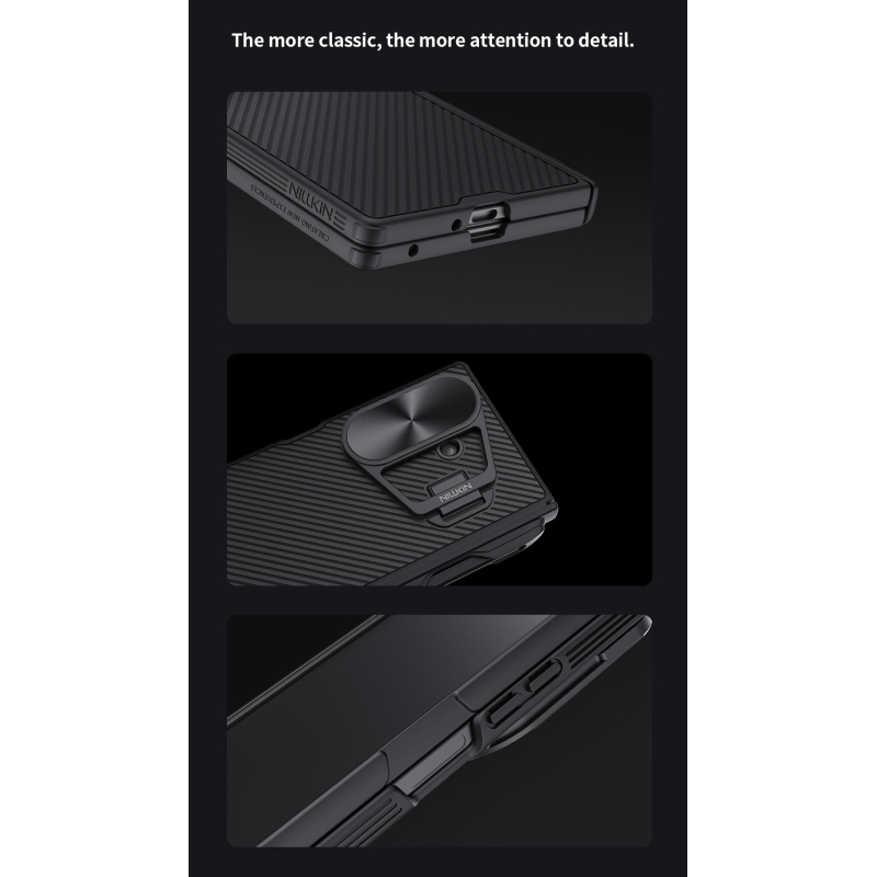 Nillkin CamShield Prop Pen Slot Zadní Kryt pro Samsung Galaxy Z Fold 7 Black