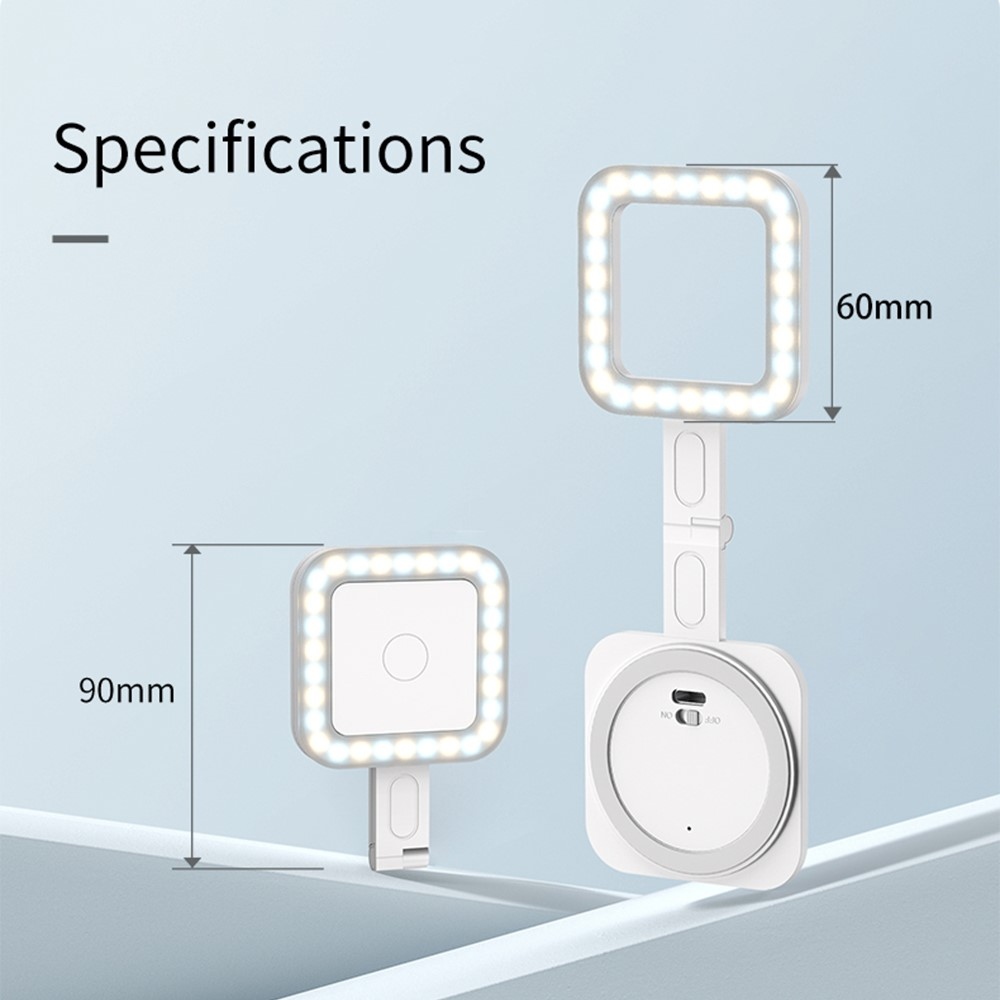V18 magnetické přisvětlovací LED světlo na mobil - bílé