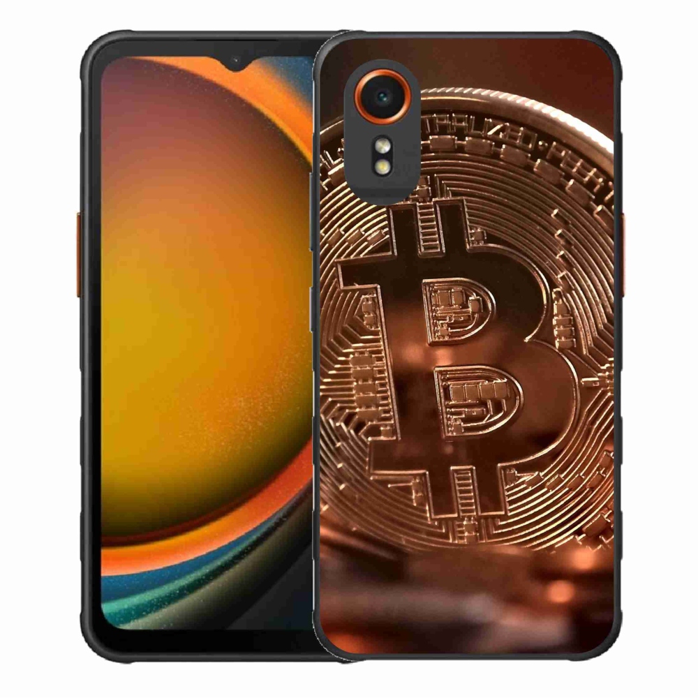 Gelový kryt mmCase na Samsung Galaxy Xcover 7 - bitcoin