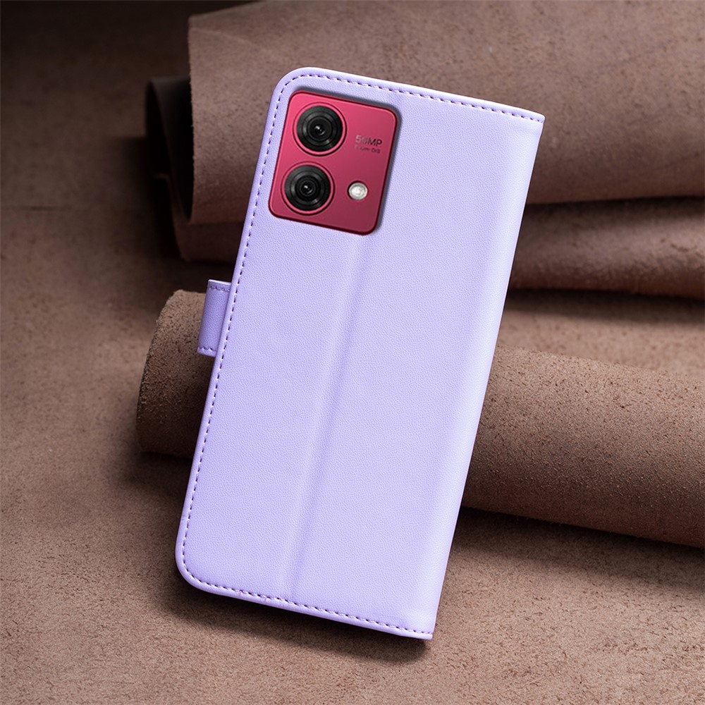 BNF knížkové pouzdro na Motorola Moto G84 5G - světlefialové