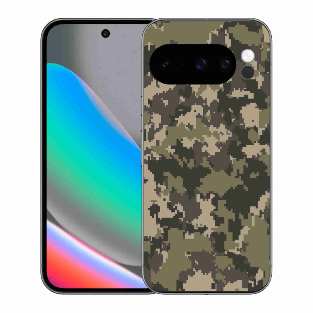Gelový kryt mmCase na Google Pixel 10 Pro - maskáčový vzor 12