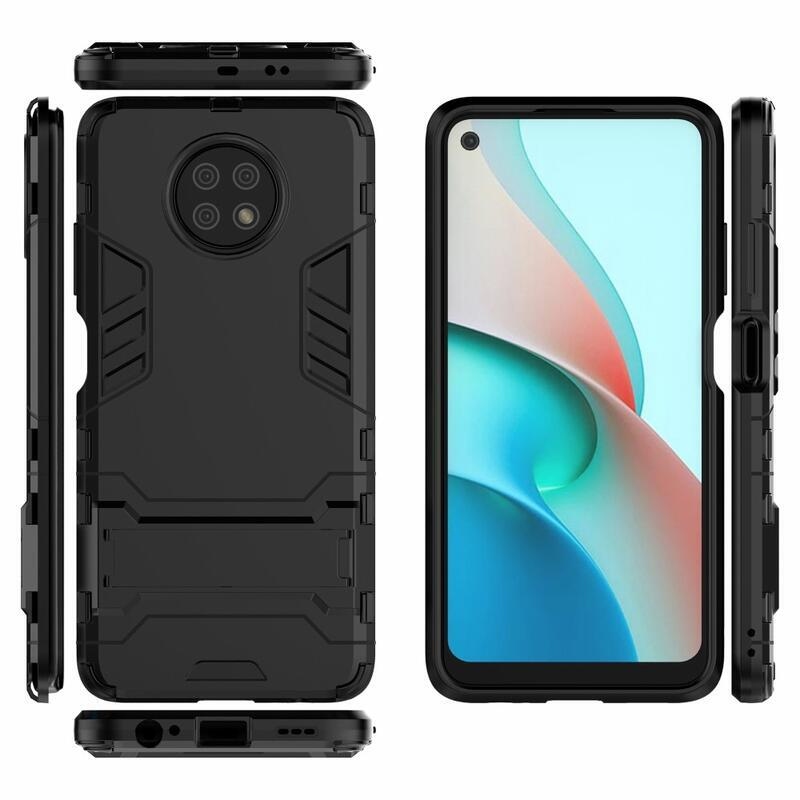 Guard hybridní odolný kryt pro mobil Xiaomi Redmi Note 9T 5G - černý