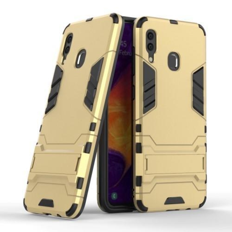 Guard hybridní odolný obal na mobil Samsung Galaxy A30 / A20 - zlatý