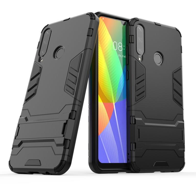 Guard odolný hybridní kryt na mobil Huawei Y6p - černý