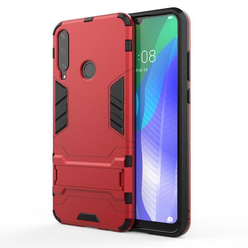 Guard odolný hybridní kryt na mobil Huawei Y6p - červený