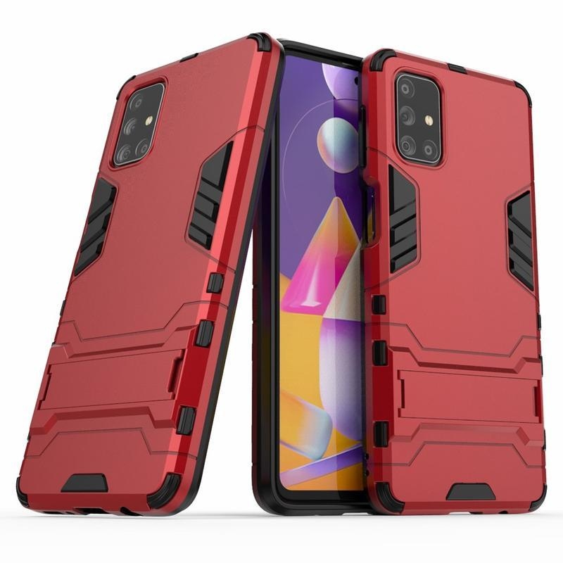 Guard odolný hybridní kryt pro mobil Samsung Galaxy M31s - červený