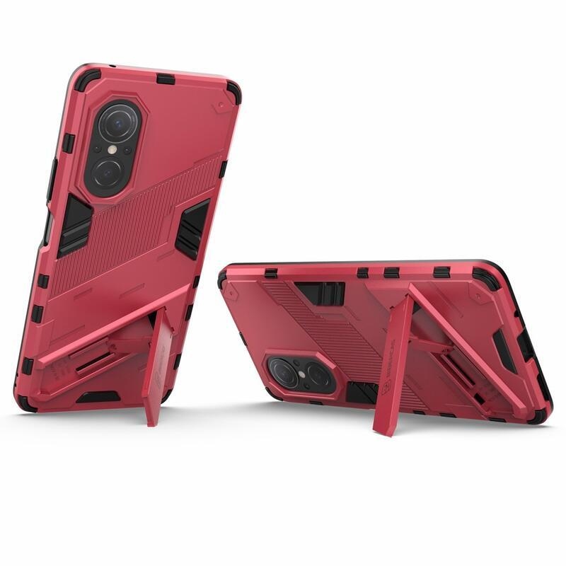 Armory odolný hybridní kryt s výklopným stojánkem na mobil Huawei Nova 9 SE - rose
