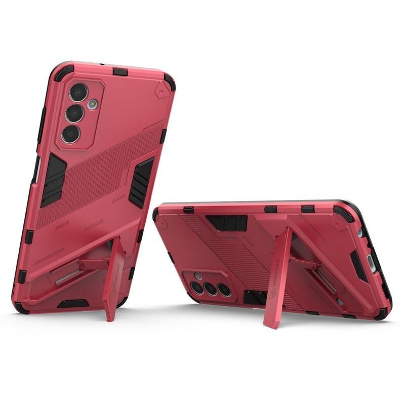 Armory odolný hybridní kryt s výklopným stojánkem pro mobil Samsung Galaxy M13 4G - rose