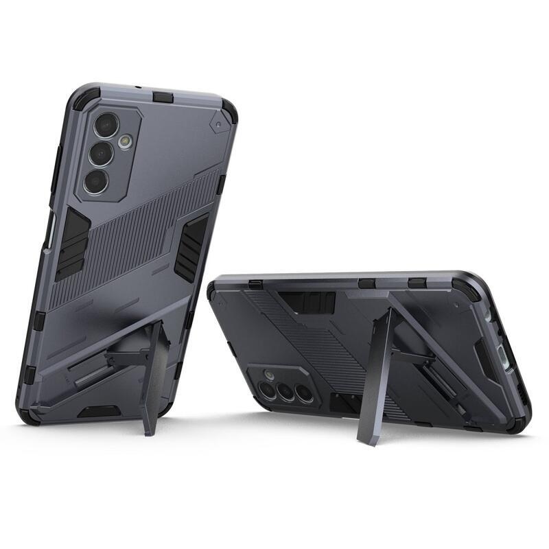 Armory odolný hybridní kryt s výklopným stojánkem pro mobil Samsung Galaxy M13 4G - tmavěmodrý