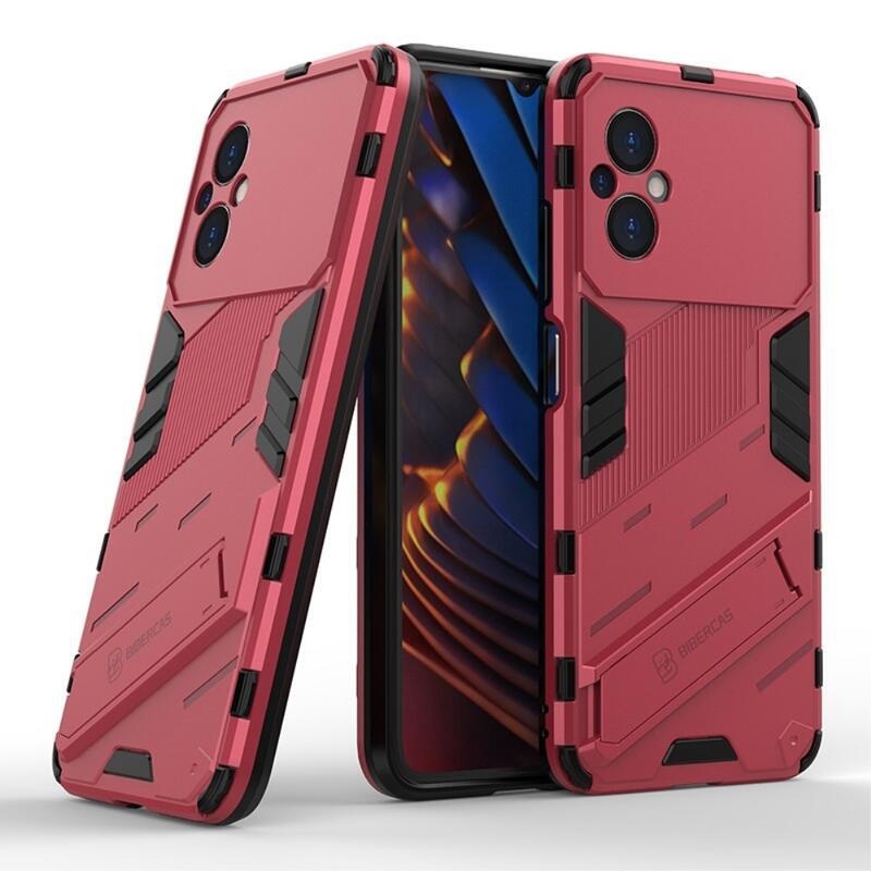 Guard odolný hybridní kryt s výklopným stojánkem pro mobil Xiaomi Poco M5 - rose