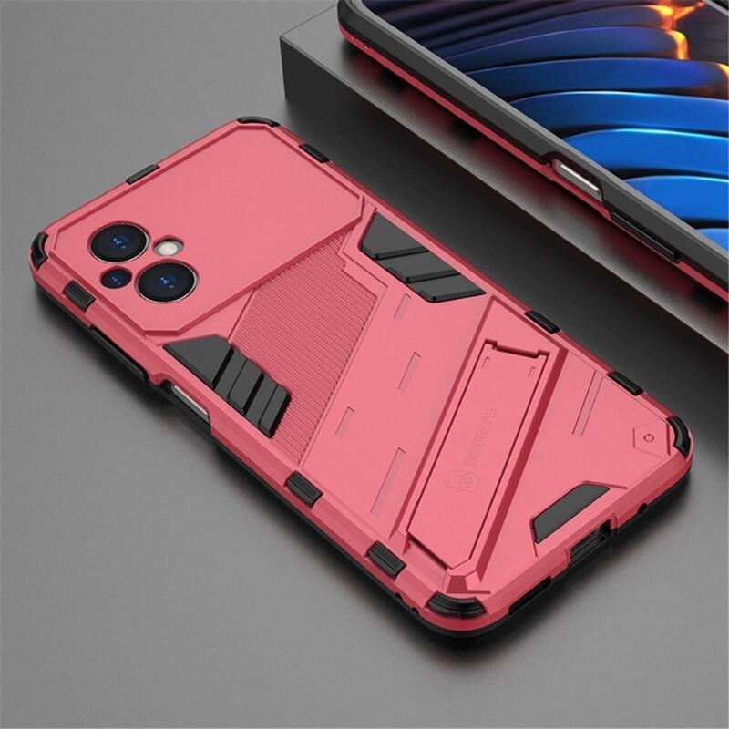 Guard odolný hybridní kryt s výklopným stojánkem pro mobil Xiaomi Poco M5 - rose