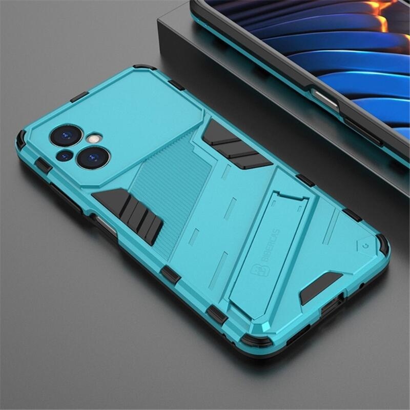 Guard odolný hybridní kryt s výklopným stojánkem pro mobil Xiaomi Poco M5 - světlemodrý