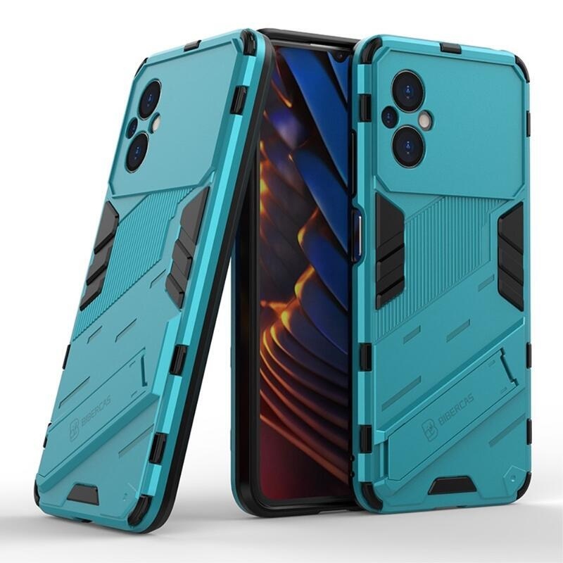 Guard odolný hybridní kryt s výklopným stojánkem pro mobil Xiaomi Poco M5 - světlemodrý