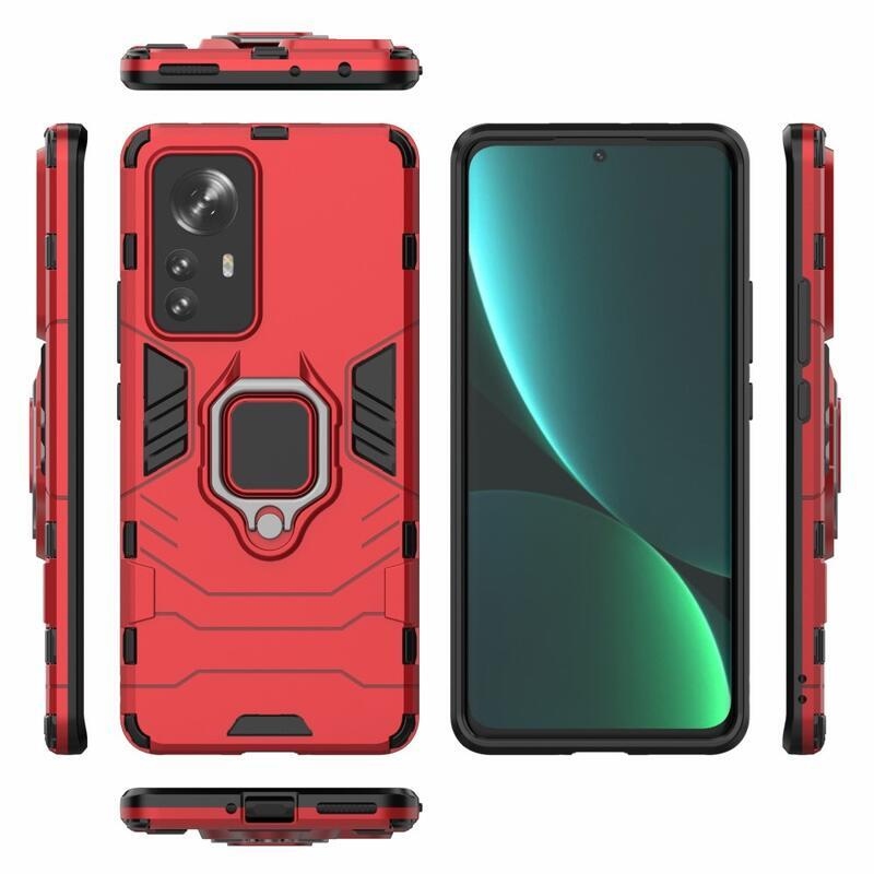 Guardy odolný hybridní kryt na mobil Xiaomi 12 Pro - červený