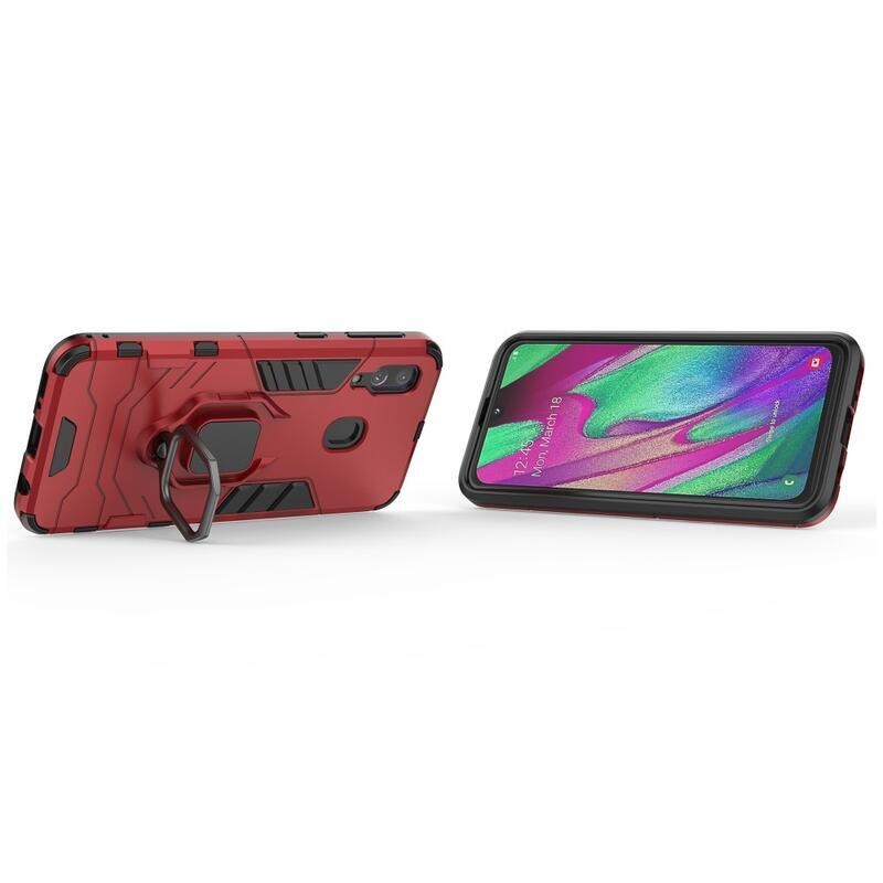 Guardy odolný hybridní kryt na Samsung Galaxy A40 - červený