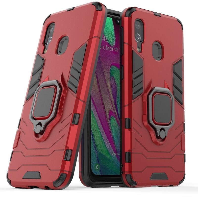 Guardy odolný hybridní kryt na Samsung Galaxy A40 - červený