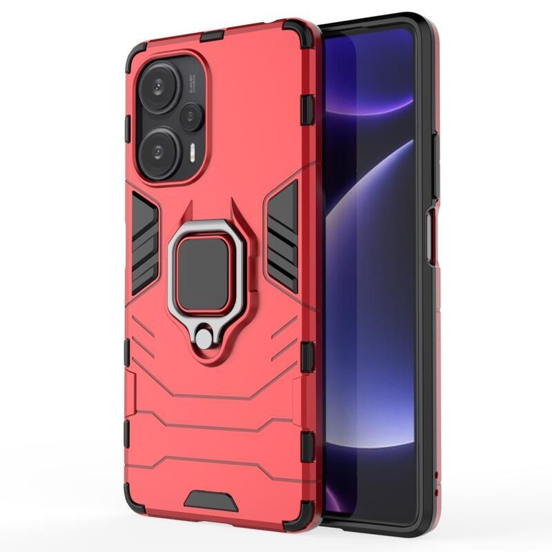 Guardy odolný hybridní kryt na Xiaomi Poco F5 - červený