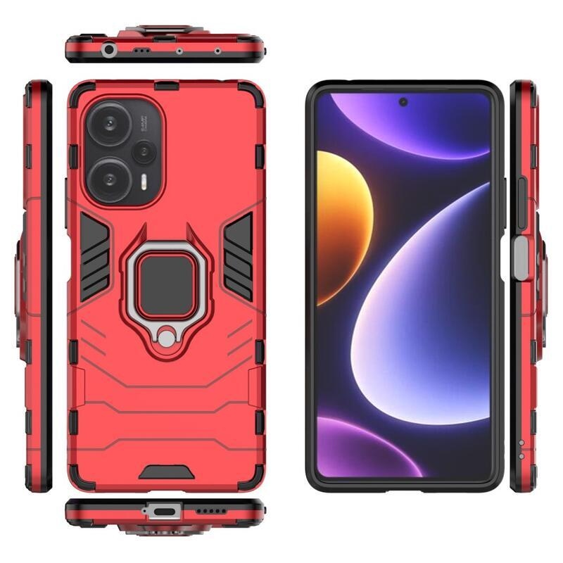 Guardy odolný hybridní kryt na Xiaomi Poco F5 - červený