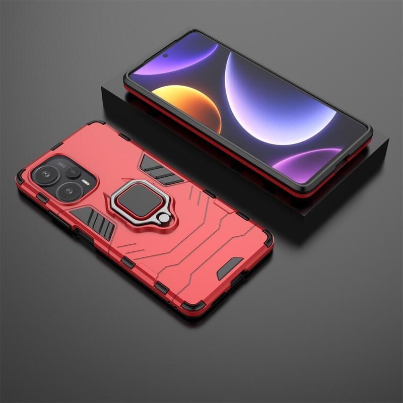 Guardy odolný hybridní kryt na Xiaomi Poco F5 - červený