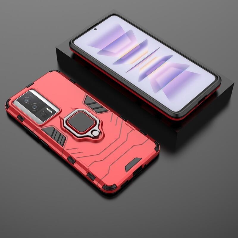 Guardy odolný hybridní kryt na Xiaomi Poco F5 Pro - červený
