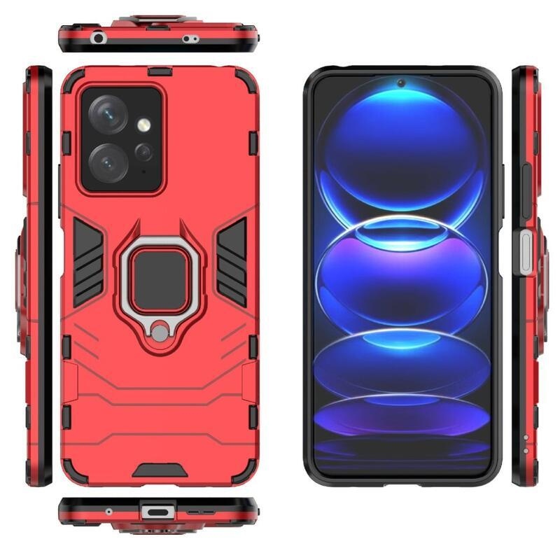 Guardy odolný hybridní kryt na Xiaomi Redmi Note 12 4G - červený