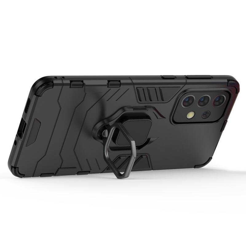 Guardy odolný hybridní kryt s úchopem na prst na mobil Samsung Galaxy A33 5G - černý