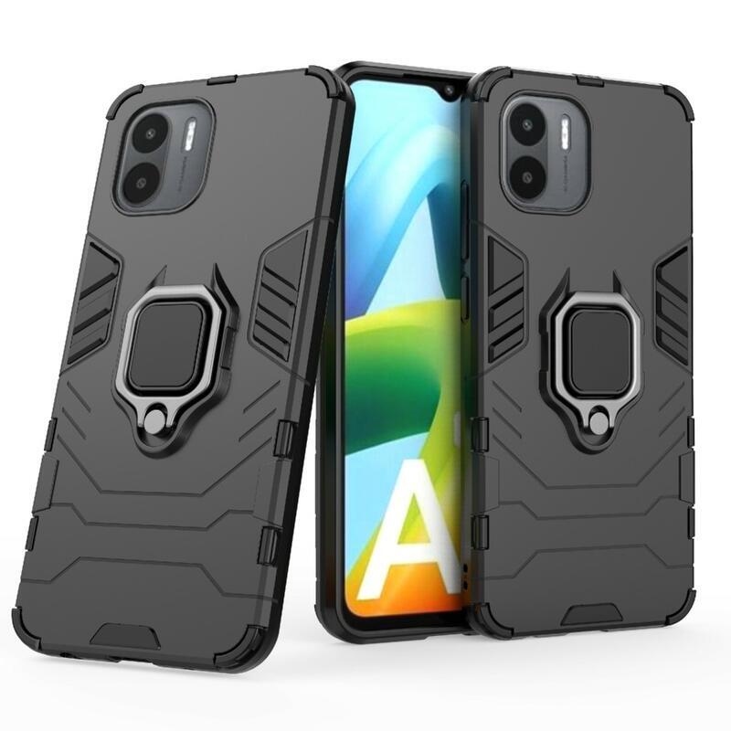 Guardy odolný hybridní kryt s úchopem na prst na mobil Xiaomi Redmi A1/Redmi A2 - černý