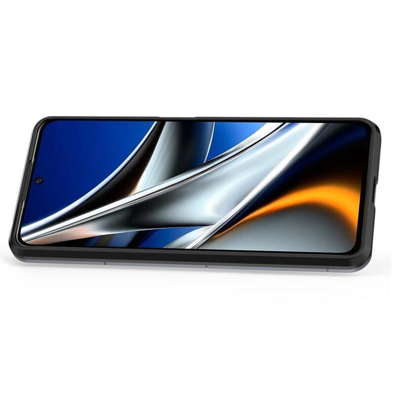 Guardy odolný hybridní kryt s úchopem na prst pro mobil Xiaomi Poco X4 Pro 5G - modrý