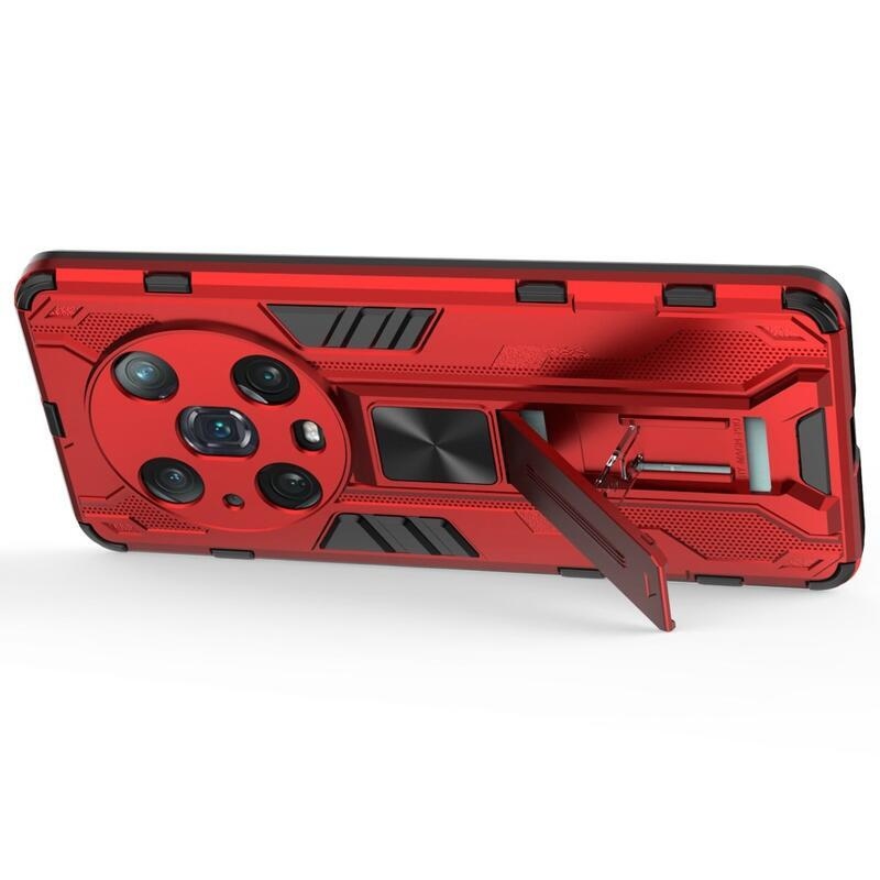 Guardy odolný hybridní kryt s výklopným stojánkem na mobil Honor Magic 4 Pro 5G - červený