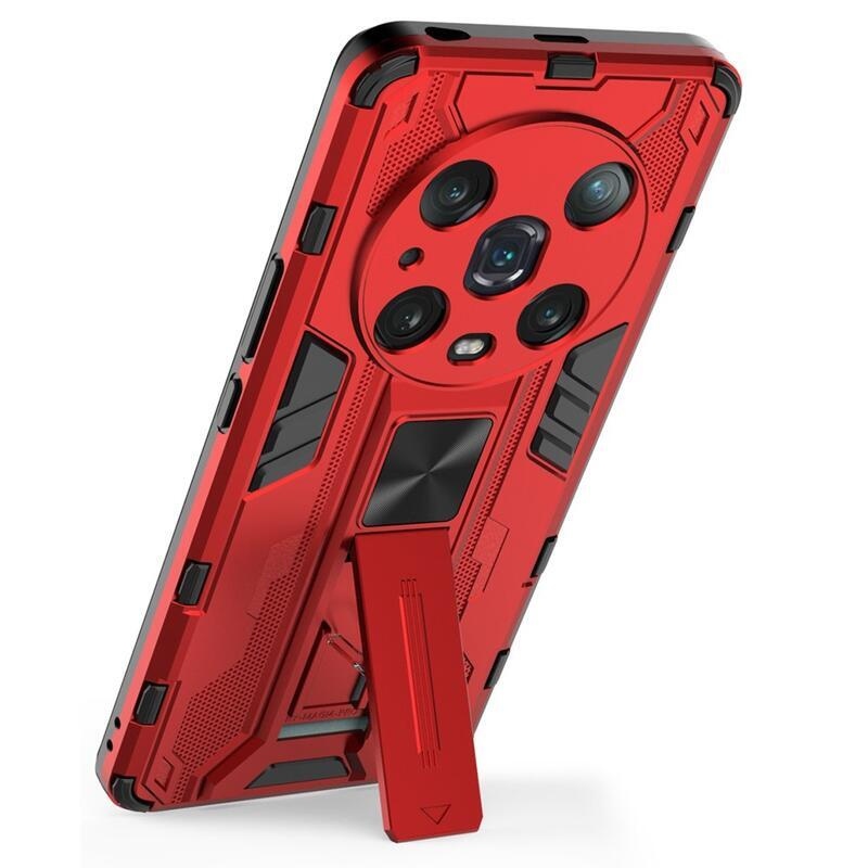 Guardy odolný hybridní kryt s výklopným stojánkem na mobil Honor Magic 4 Pro 5G - červený