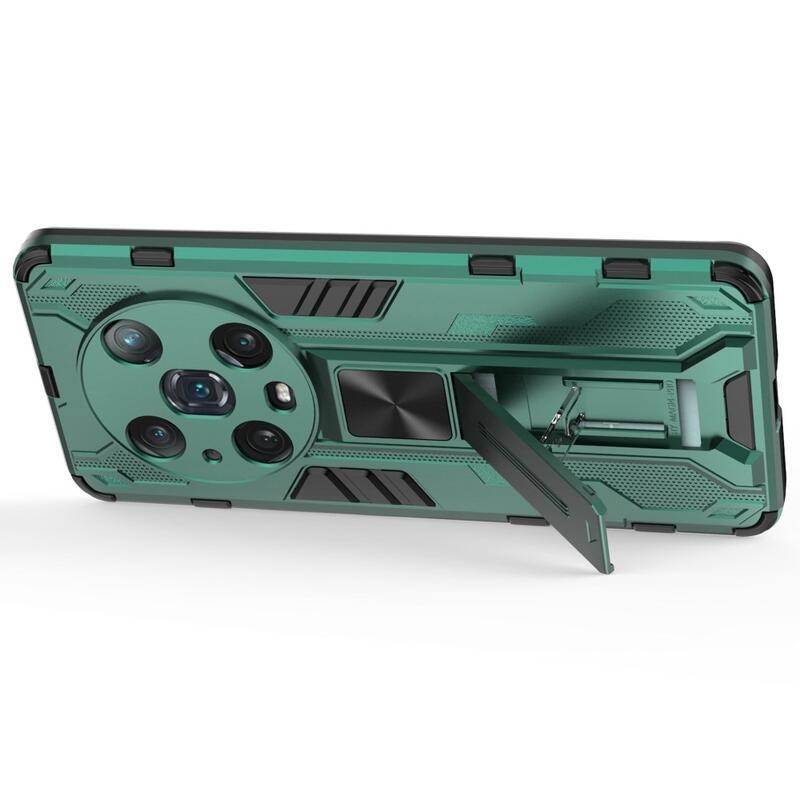 Guardy odolný hybridní kryt s výklopným stojánkem na mobil Honor Magic 4 Pro 5G - zelený
