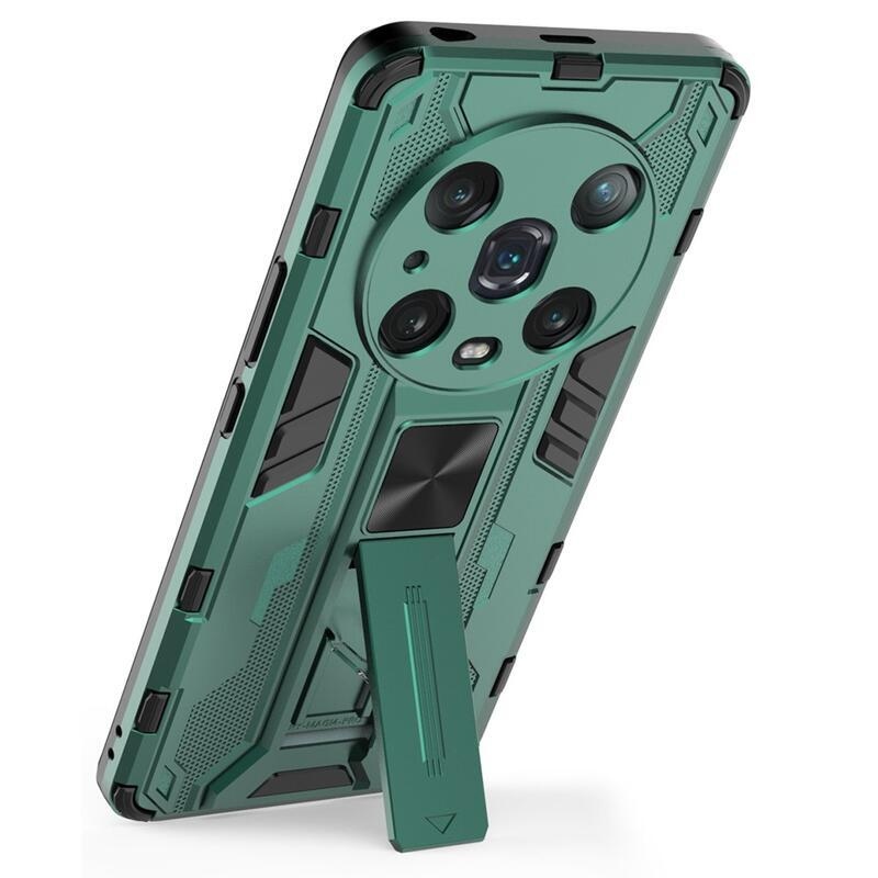 Guardy odolný hybridní kryt s výklopným stojánkem na mobil Honor Magic 4 Pro 5G - zelený