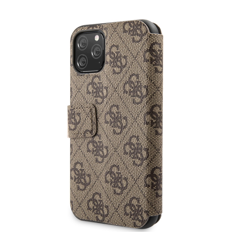 Guess 4G Book Pouzdro pro iPhone 11 Brown