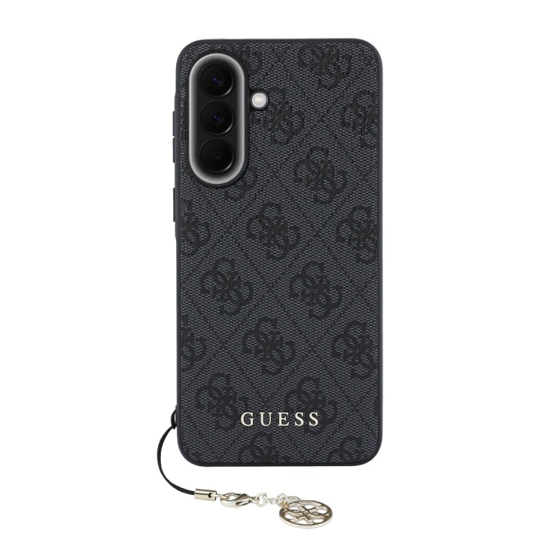 Guess 4G Charm Zadní Kryt pro Samsung Galaxy A57 Black