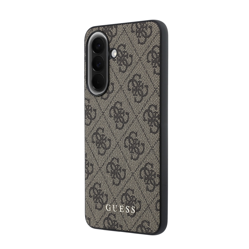 Guess 4G Charm Zadní Kryt pro Samsung Galaxy A57 Brown