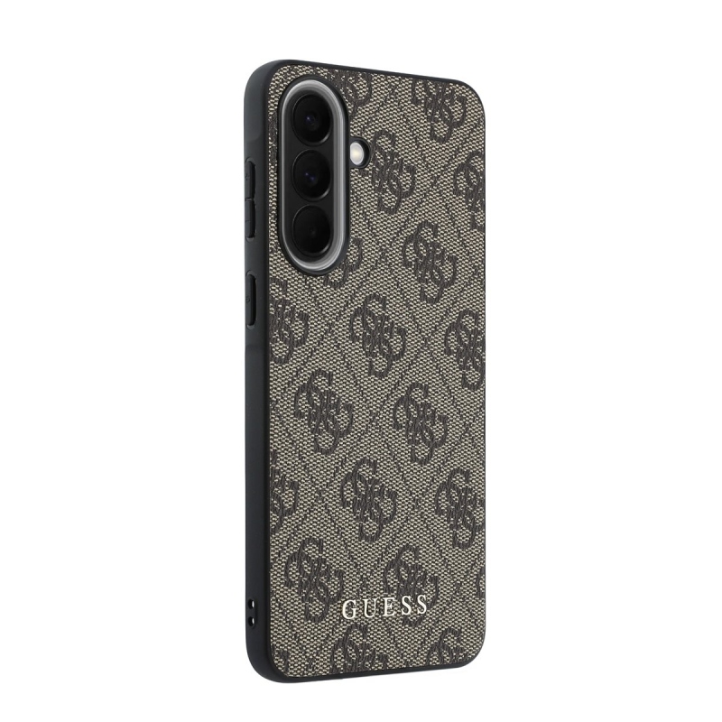 Guess 4G Charm Zadní Kryt pro Samsung Galaxy A57 Brown