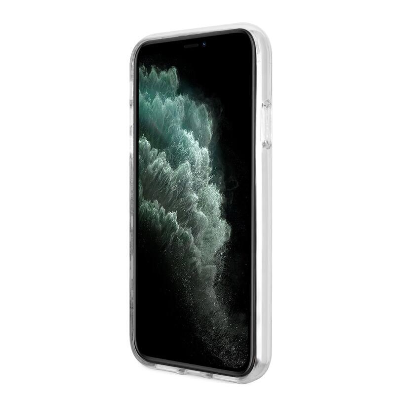 Guess 4G IML gelový obal s MagSafe na iPhone 11 - hnědý