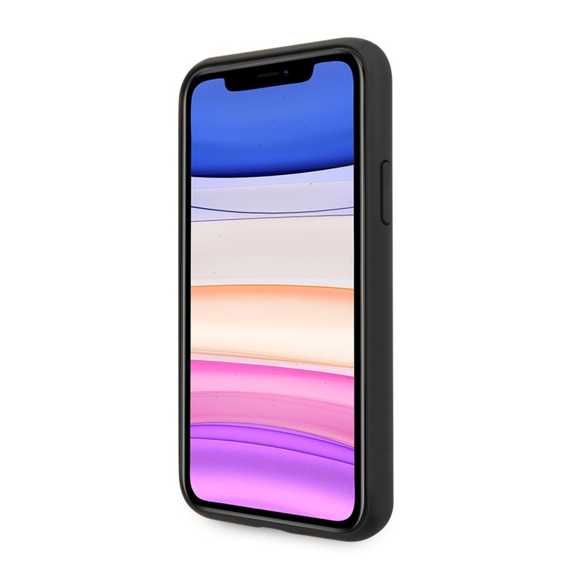 Guess 4G Stripe Zadní Kryt pro iPhone 11 Grey