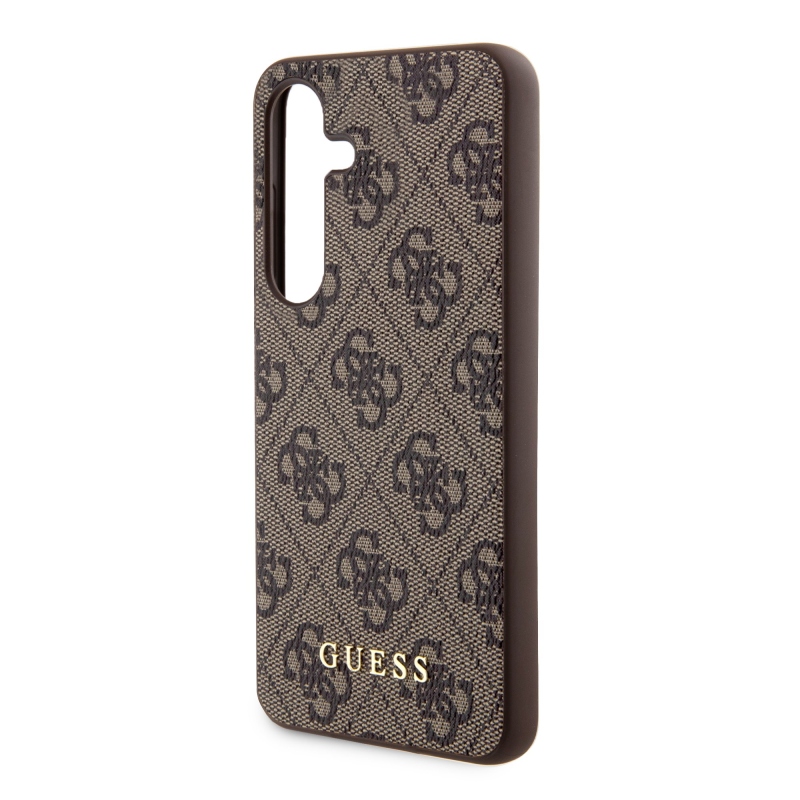Guess 4G Zadní Kryt pro Samsung Galaxy S24 Brown