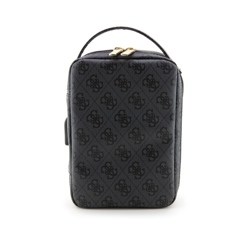 Guess PU 4G Printed Stripes Travel Universal Bag Black