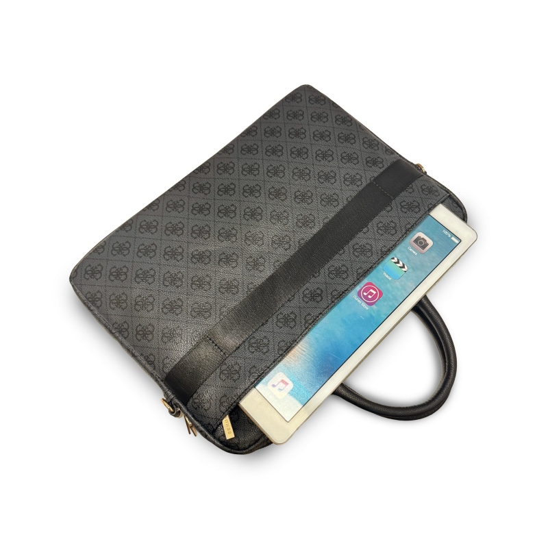 Guess PU 4G Stripe Metal Logo Taška na Notebook 14