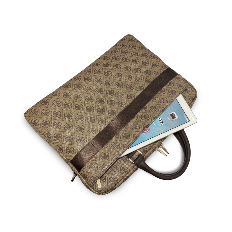 Guess PU 4G Stripe Metal Logo Taška na Notebook 14