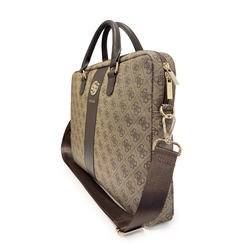 Guess PU 4G Stripe Metal Logo Taška na Notebook 14