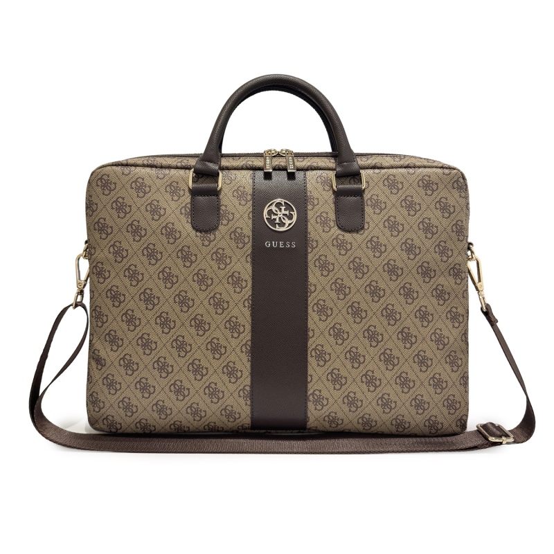 Guess PU 4G Stripe Metal Logo Taška na Notebook 14