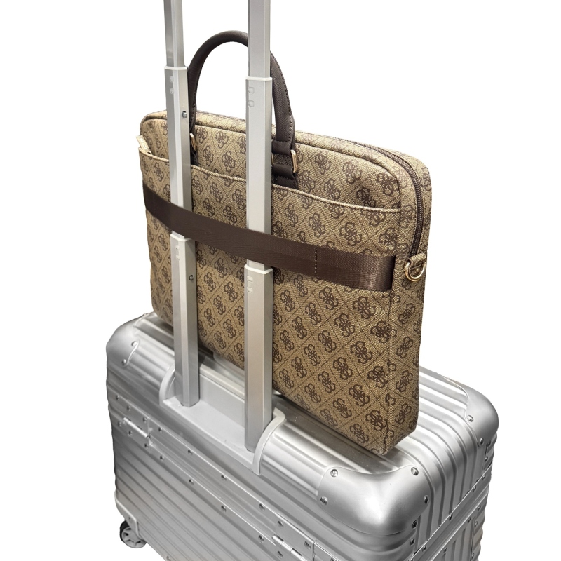 Guess PU 4G Stripe Metal Logo Taška na Notebook 14