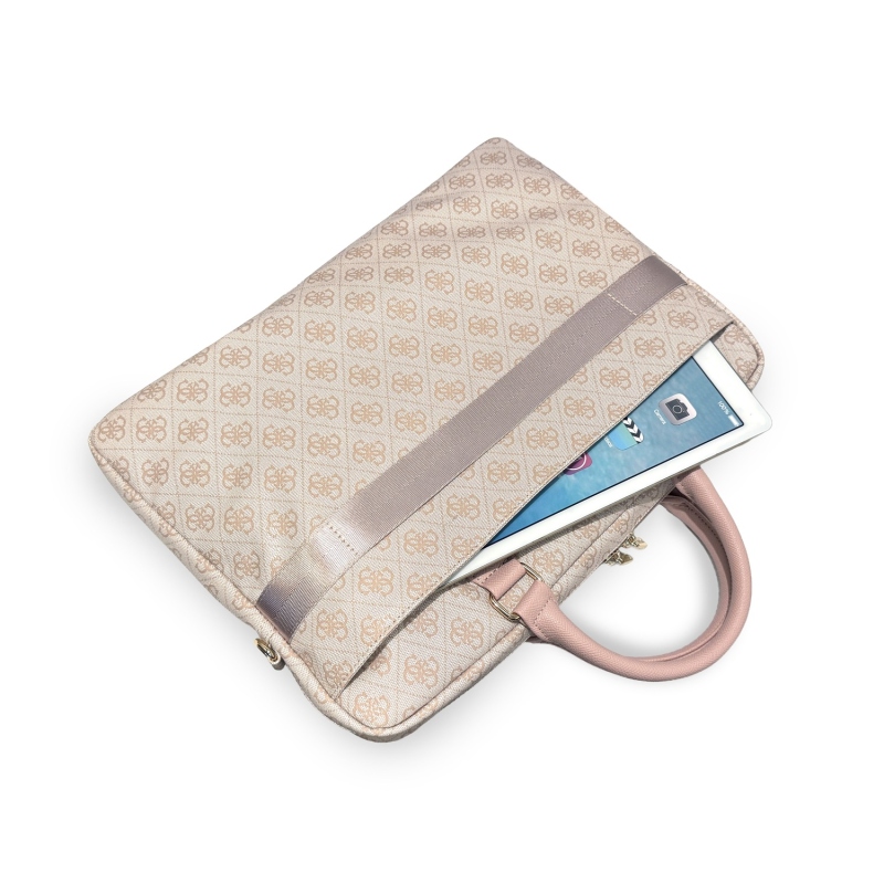 Guess PU 4G Stripe Metal Logo Taška na Notebook 14