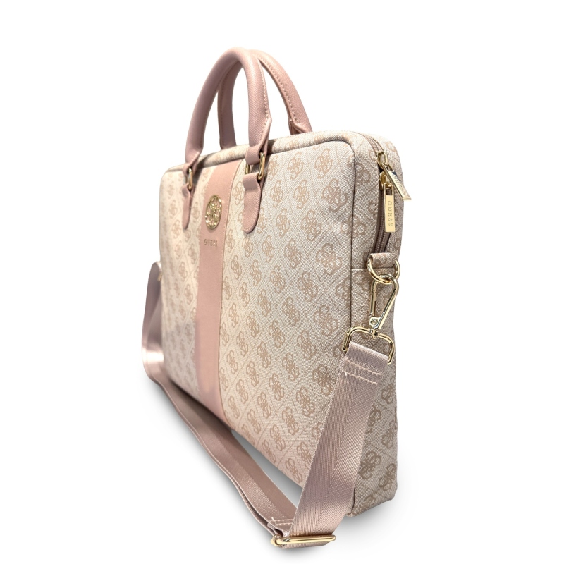 Guess PU 4G Stripe Metal Logo Taška na Notebook 14