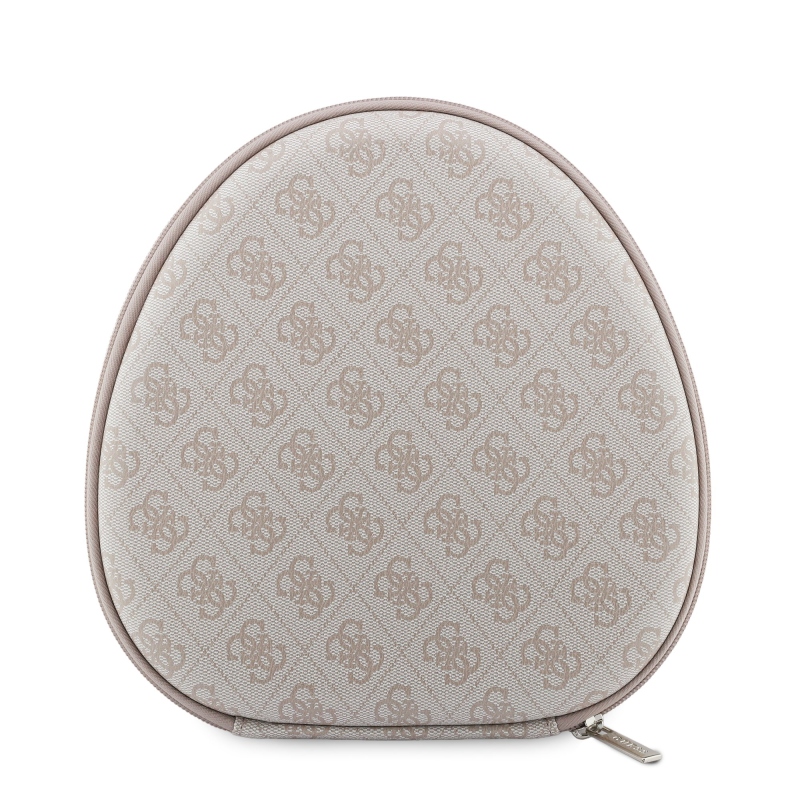 Guess PU 4G Triangle Logo ENC Bezdrátová Sluchátka Pink